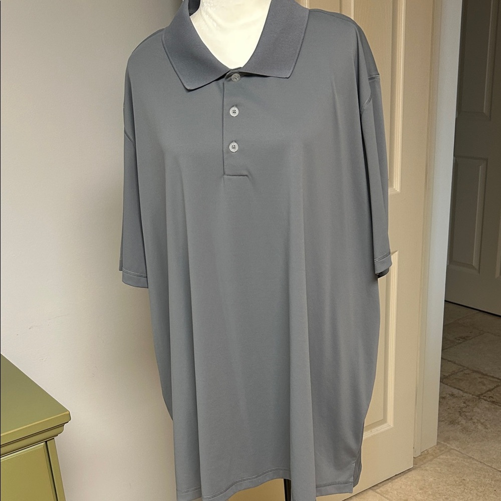 Mens Adidas Classic Gray Polo Shirt